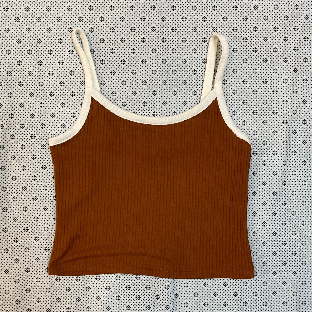 Arizona Jean Co Ribbed Cropped Tank – Size L Layering Crop